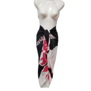 Womens Sarong Cotton Wrap Handpainted Batik Wrapskirt Beach Pareo Beachwear-NEW